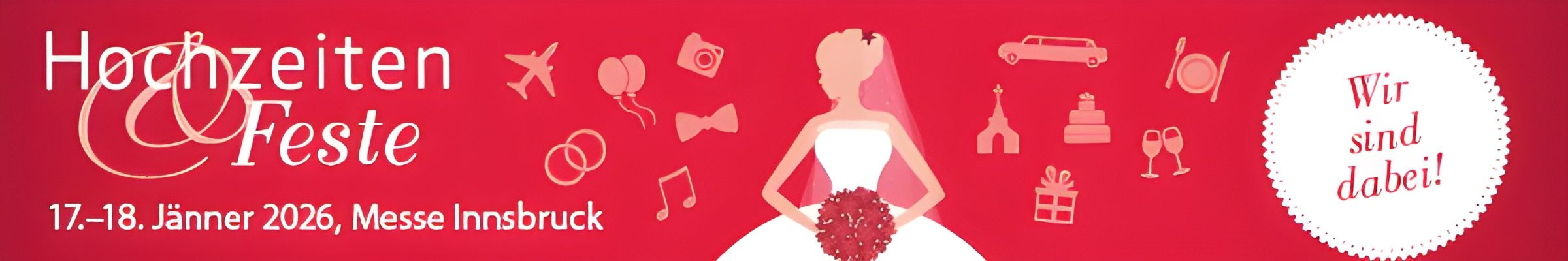 Hochzeit- und Festmesse Innsbruck Banner